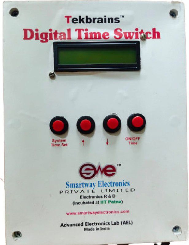 tekbrains SDSDXSDFER Programmable Electronic Timer Switch  (White)
