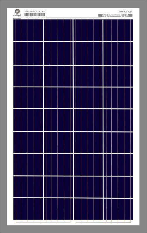 jyotitech solar JTS-100PCP 100W (Immortals Power) Solar Panel