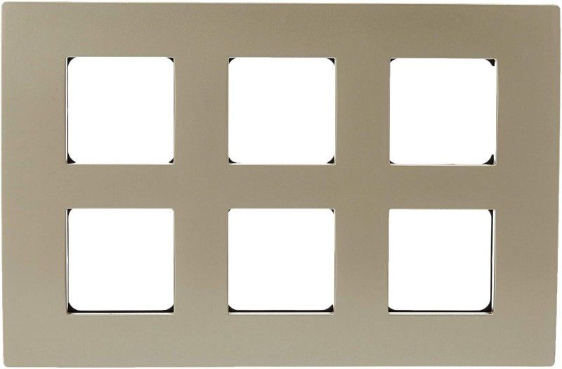 Schneider Electric Opale-12 Module Grid and Cover Plate, Champagne Gold(Pack of 1) Wall Plate  (Grey)