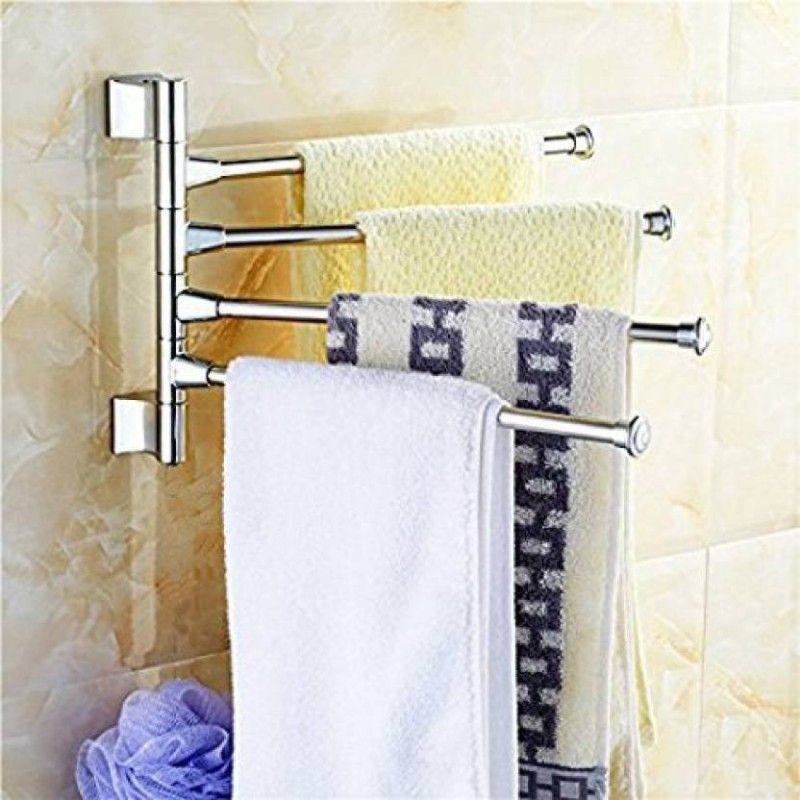 exclusive Stainless Steel 4 Bar Towel Rod 12 Inch | Towel Rack | Towel Hook | Towel Stand | Bath Accessories | Towel Holder 12 inch 4 Bar Towel Rod  (Stainless Steel Pack of 1)