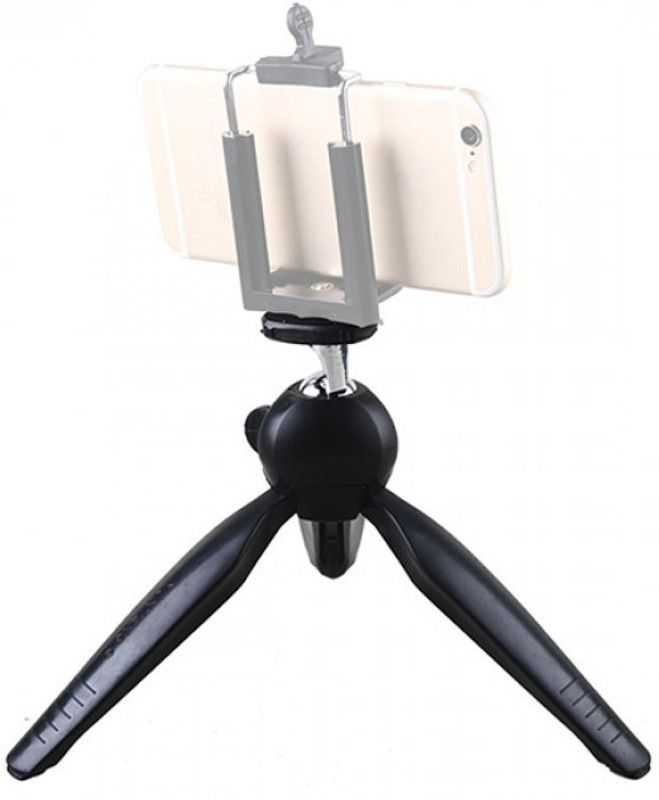 OLECTRA Premium 2 228 PHONE SINGLE PORTABLE TRIPOD TELEPHONE HOLDER CLIP STAND AND MINI Monopod (Black, Supports Up to 500 g) Monopod  (Black, Supports Up to 500 g)