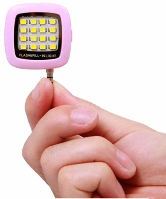 REES52 3 inch ring Selfie Flash  (Pink)