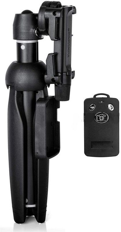 OSR Traders Wireless Bluetooth Remote Extendable Selfie Stick Monopod Tripod Phone Stand Mount Holder Monopod, Tripod  (Black, Supports Up to 1500 g)
