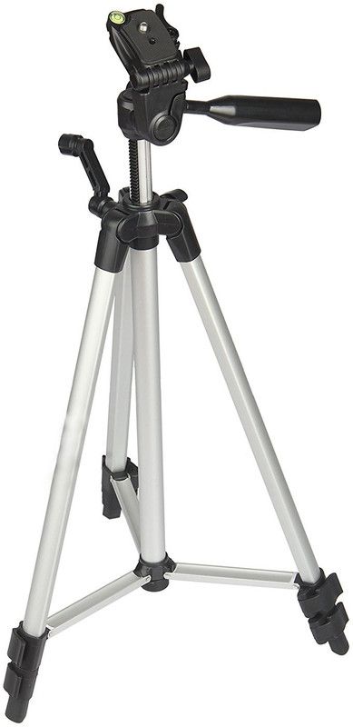 Unifree WT-3110A 105 Cm Long Dslr/Mobile/Gopro Action Camera/Digital3 Way Pan & Tilt Camera Tripod - Light Weight Pro Travel Tripod Tripod  (Silver, Black, Supports Up to 2000 g)