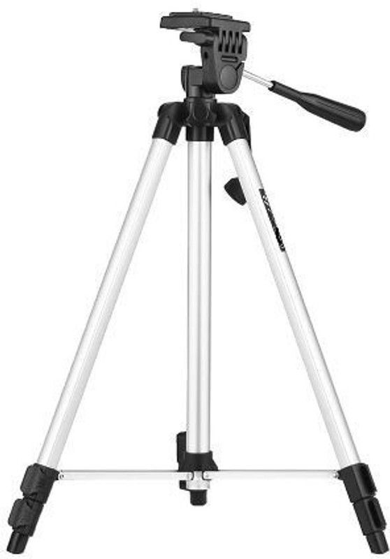 SYARA CXR_405A 330A Tripod support smartphones compatiable Portable tripod Tripod  (Silver, Supports Up to 1500 g)