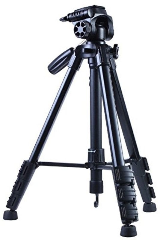 Junaldo 5208 Tripod  (Black, Supports Up to 1500 g)