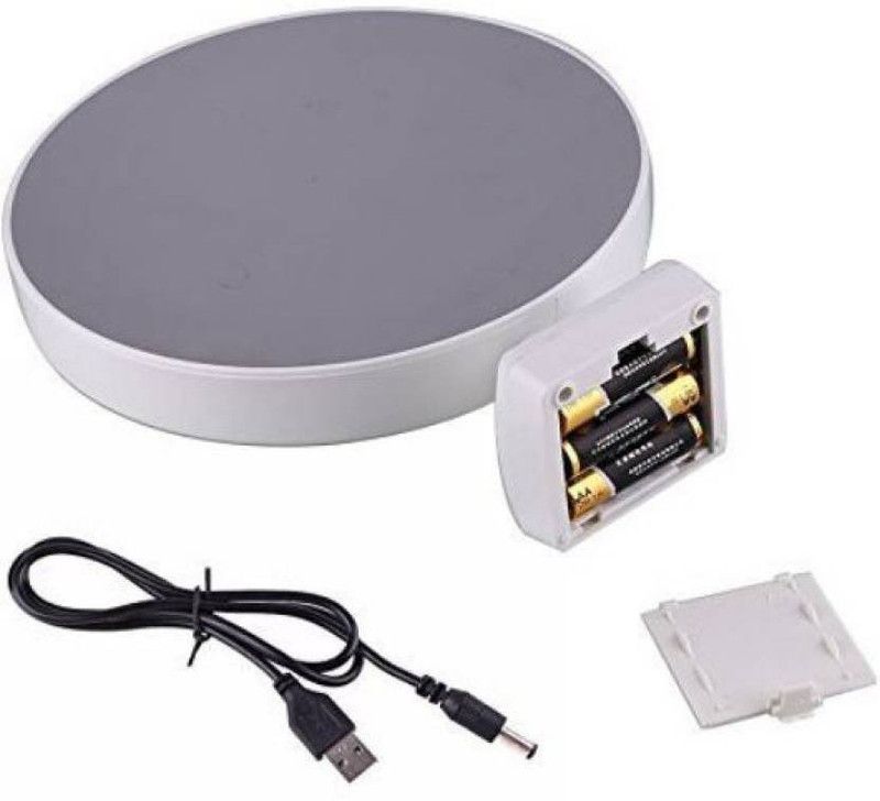 Haulsale 2-in-1 Plastic Magic Mirror Cum Photo Frame with LED Light 6 inch Mirror Frame  (512 MB, White)