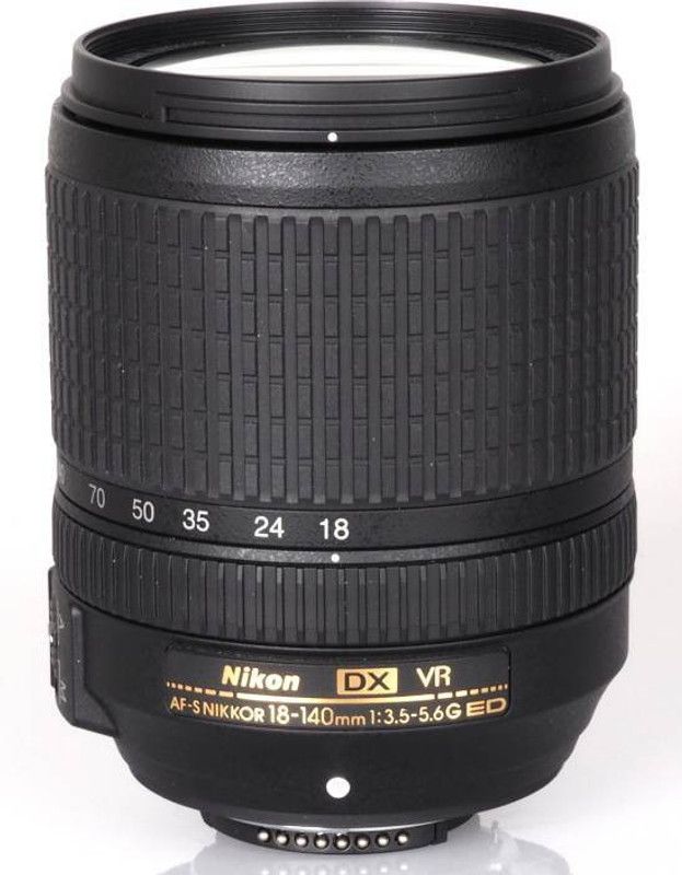 NIKON AF-S DX NIKKOR 18-140 mm f/3.5-5.6 G ED VR Standard Zoom Lens  (Black, 18-140 mm)
