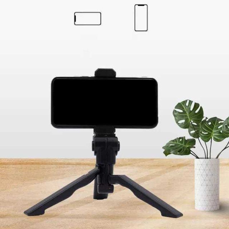 Shreeshyam Gun Tripod Selfie Stick Cell Phone For Video Recording/Photo Shoots Tripod Kit  (Black, Supports Up to 350 g)