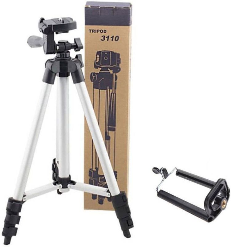 Buy Genuine Tripod 3110 A Monopod Mount Adapter For Mobile Phone, Smartphones With Universal Mobile Holder & Long Screw Accessory Tripod Kit  (Multicolor, Supports Up to 3000)