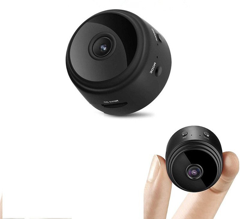 SIOVS WIFI SECURITY CAMERA Mini Spy Camera Magnet WiFi Hidden Wireless 1080p HD with Long Time Recording Sports and Action Camera  (Black, 12 MP)