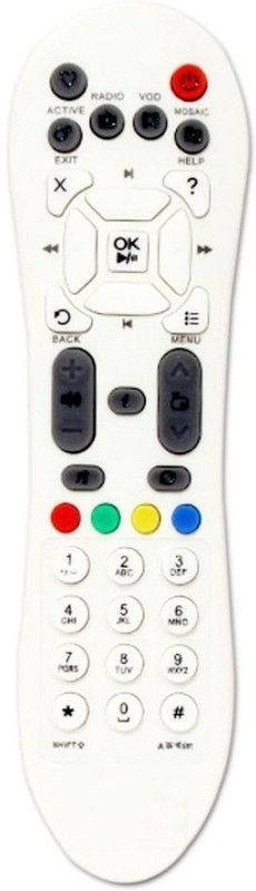 S S Enterprises Set Top Box Lightweight D2H Compatible Universal Remote… Camera Remote Control  (White)
