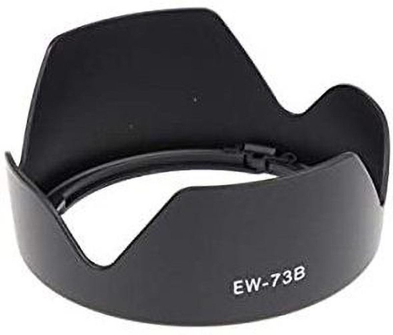 SUPERNIC EW-73B Photo Lens Hood for Canon 18-135mm EF-S f/3.5-5.6 is, EF-S 18-135mm f/3.5-5.6 is STM, 17-85mm EF-S f/4.5-5.6 is USM Lenses Lens Hood  (85 mm, Black)