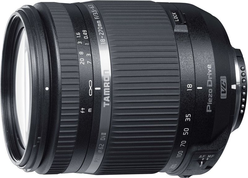 Tamron 18-270mm F/3.5-6.3 DiII VC PZD for Canon DSLR Camera Standard Zoom Lens  (Black, 18 - 270 mm)