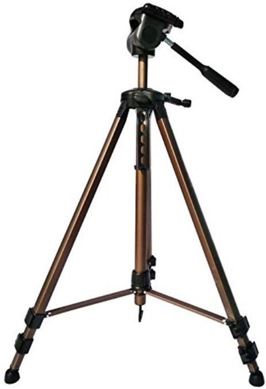 Simpex 375 Tripod  (Black, Mat Gold, Supports Up to 3000 g)