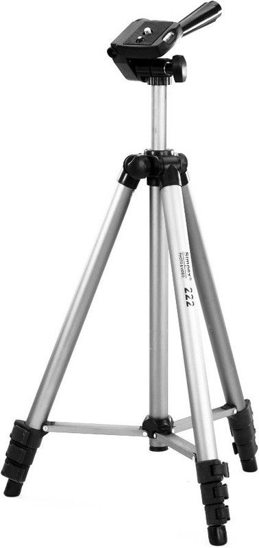 Simpex 222 Tripod  (Silver, Supports Up to 3000 g)