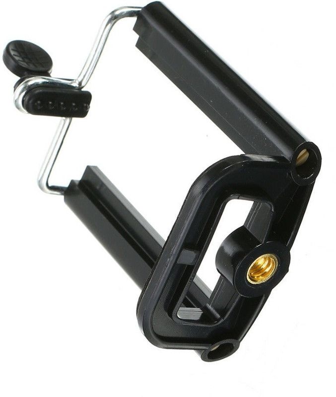 Freya Bracket CLIP Stand Mount For Cell Phone MOBILE HOLDER MONOPOD Tripod Kit  (Black, Supports Up to 500 g)