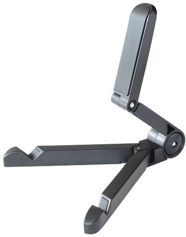 Freya Adjustable Stand Portable Desk MOUNT BRACKET WITH MULTI ANGLE CRADLE design for TABLETS IPAD ,MOBILES Tripod  (Black, Supports Up to 1000 g)