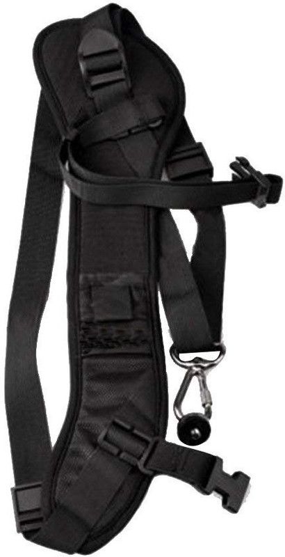 Hanumex F-1 Anti-Slip Quick Rapid Shoulder Sling Belt Neck Strap For Camera Slr Dslr Black Strap  (Black)