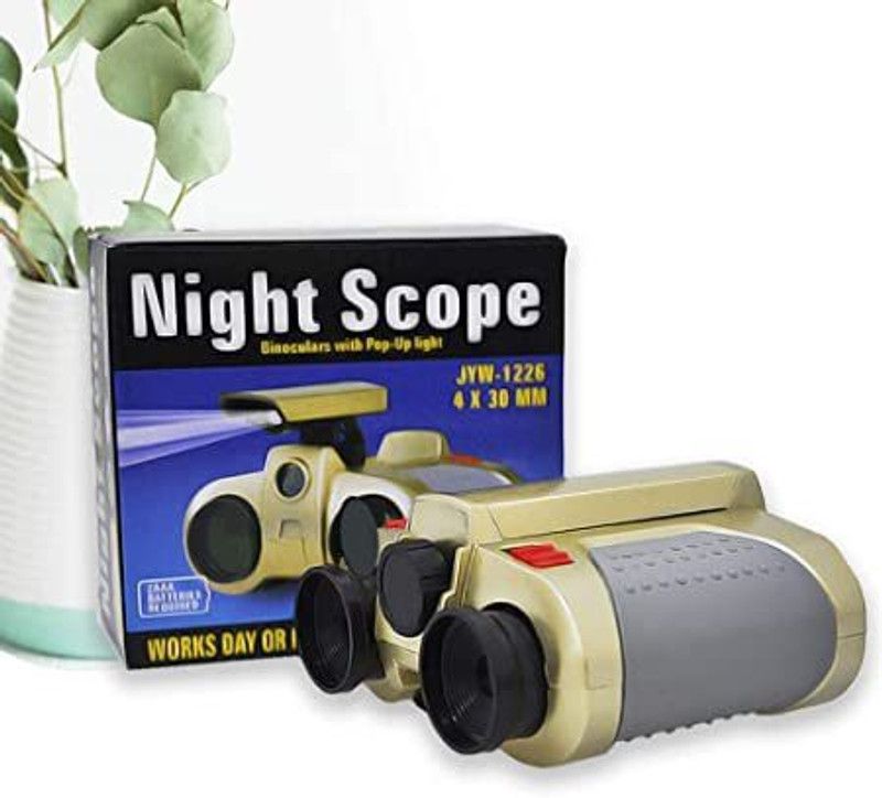 SARTHI NIGHT SCOPE toys with pop up light, great gift binoculars toys for kids Binoculars  (120 mm , Multicolor)