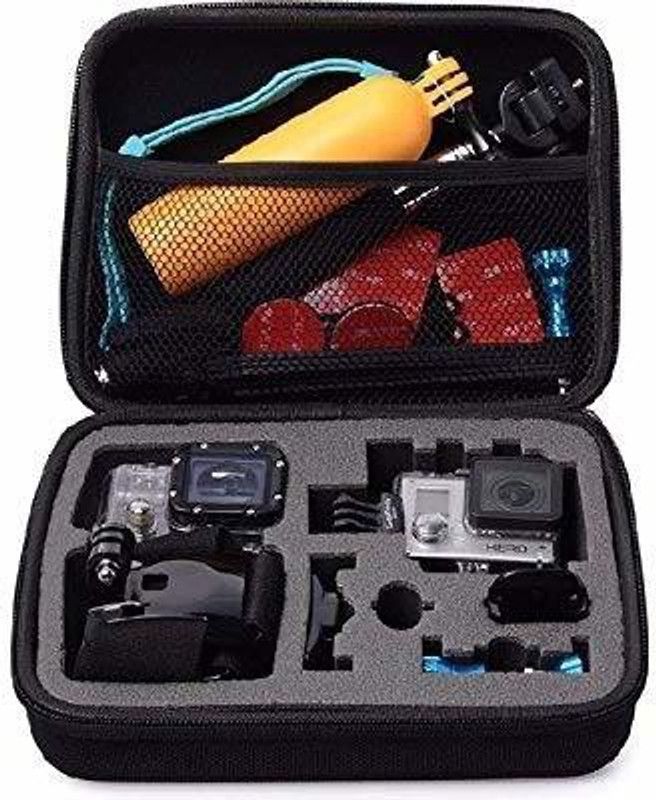 Action Pro Body Flat Placement Camera Mount  (Medium Size Travel Storage Case Compatible with GoPro)