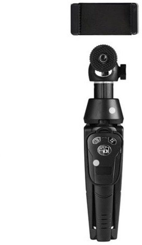 Wonder World ® XI-7 Wireless Bluetooth Selfie stick Tripod Tripod  (Multicolor, Supports Up to 2000 g)