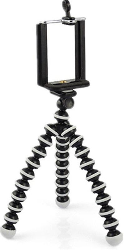 Wonder World ® X-101 Tripod Stand kit (Free Tripods Adapter, Dual Mount, Smartphone Clip) Tripod  (Multicolor, Supports Up to 1528 g)
