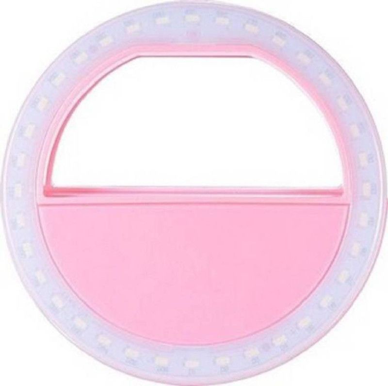 Vacottadesign 2 inch ring Selfie Flash  (Adjustable Brightness Pink)