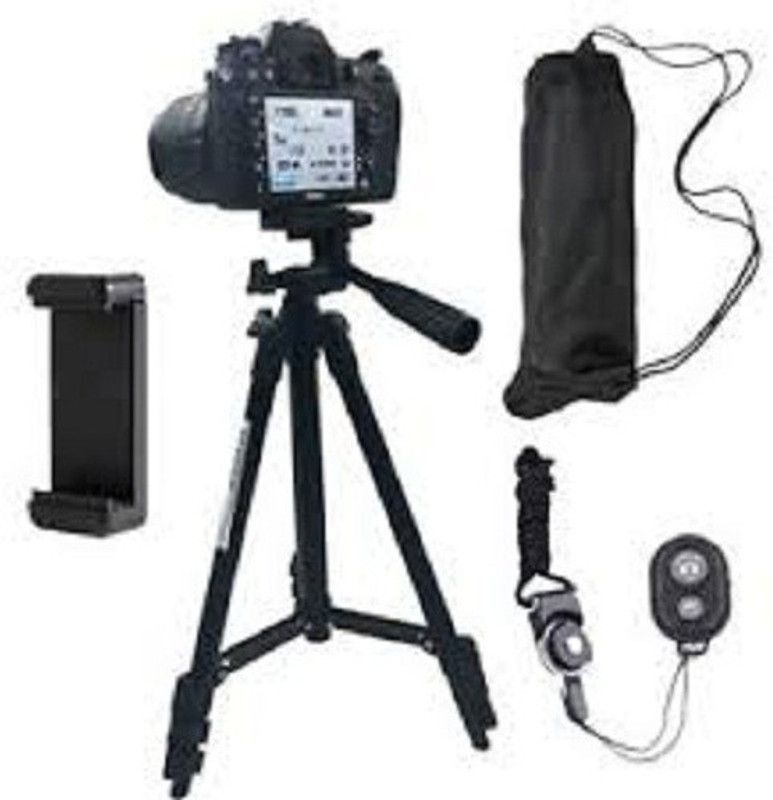 Buy Genuine 5208 Portable And Light Weight Stand With Pan Head Tripod  (Black, Supports Up to 5000 g)