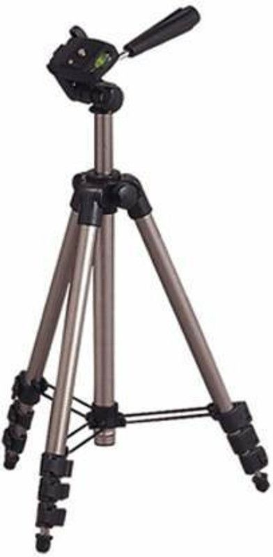 ftcome 3110 Tripod Stand With 3-Way Head Tripod for Digital Camera DV Camcorder, Tripod 3110 with mobile Phone holder mount Tripod Kit, Tripod Ball Head, Tripod Bracket, Tripod Tripod  (Silver, Supports Up to 1500 g)