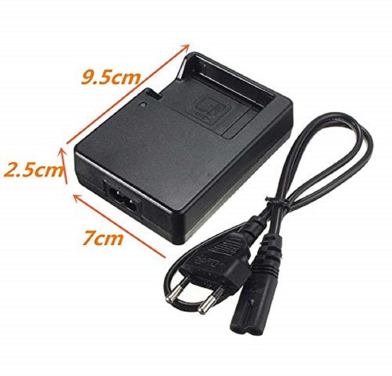 Battery Charger-Canon EOS 1100D 1200D 1300D Rebel T3 T5 T6, Kiss X50 X70 X80 SLR 0.5 A Camera Charger  (Black)