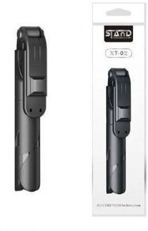 Twixxle IVI®-259-QA-Wireless Mini Live Broadcast Extendable Bluetooth Selfie Stick Cum Tripod for All Smartphones Tripod  (Black, Supports Up to 300 g)