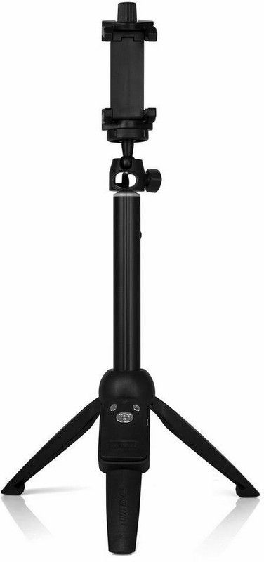 Twixxle IVI®-297-QA-Selfie Stick Tripod and Phone Tripod Stand with Rechargeable Wireless Remote Tripod  (Black, Supports Up to 500 g)