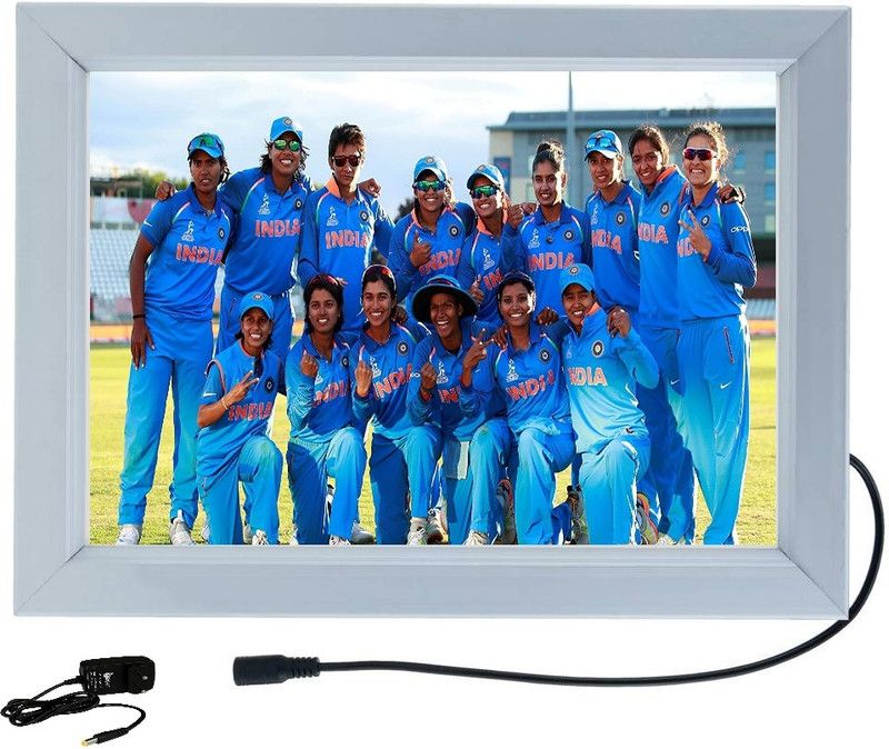 ANSHUL INTERNET INDIAN WOMEN TEAM 18 inch ALUMINIUM LED FRAME  (Silver)