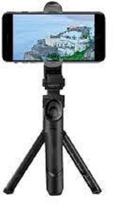 Glatoxi BLUETOOTH SELFIE STICK FOR PHOTOGRAPHY Tripod, Monopod  (Black, Supports Up to 350 g)