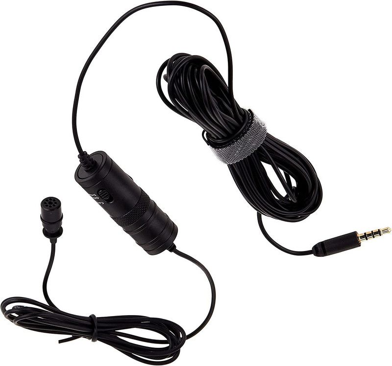 Oxane M1 collar mic for camera, smartphone and dslr Aux 6mtr wire Camera Microphone