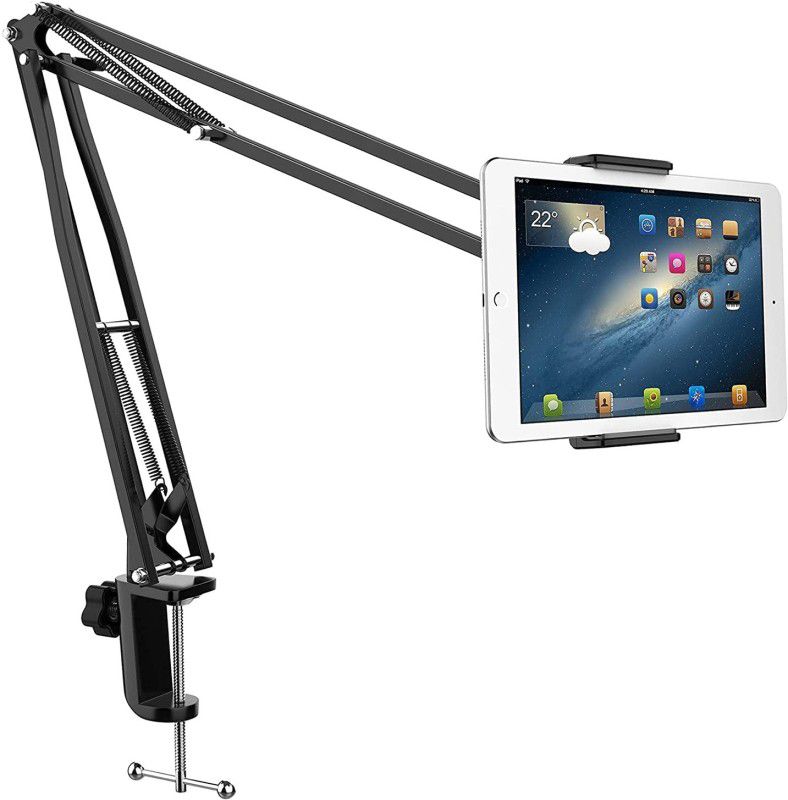 Blue Birds Overhead Tabletop Tripod Mobile Tablet Stand for Cooking Sketch Product Videos Tripod, Tripod Ball Head, Tripod Bracket, Tripod Clamp, Tripod Kit  (Gooseneck Mobile Holder, Supports Up to 1500 g)