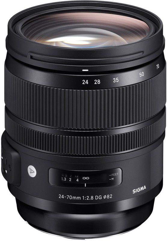 SIGMA 24-70mm F/2.8 DG OS HSM Art lens Dslr Cameras Standard Zoom Lens  (Black, 27-40)