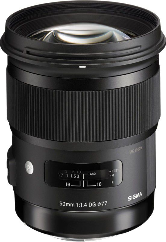 SIGMA 50 mm f/1.4 DG HSM Art for Canon Cameras Standard Zoom Lens  (Black)