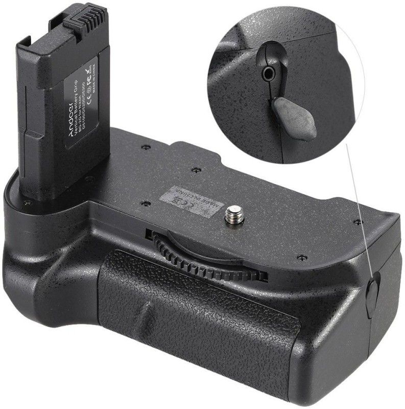 quikprof Vertical Battery Grip Holder for Nikon D5100 D5200 D5300 DSLR Camera Battery Grip