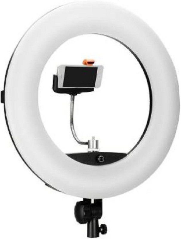 Buy Genuine Ring Light 10 Inch With Cell Phone Holder Flash  (White)