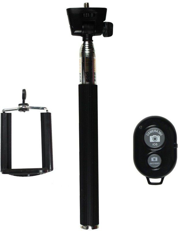 Casotec 269010 Remote Selfie Stick  (Black, Supports Up to 300 g)