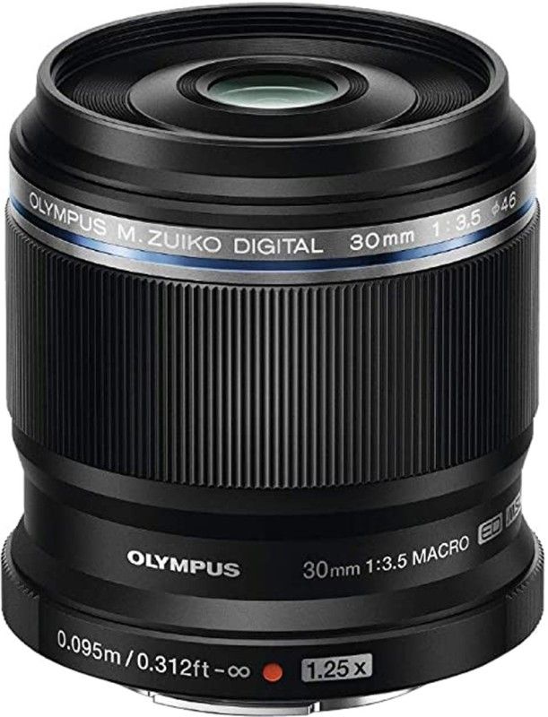 OLYMPUS EM-M3035(W)BLK Macro Zoom Lens  (Black, 30 mm)