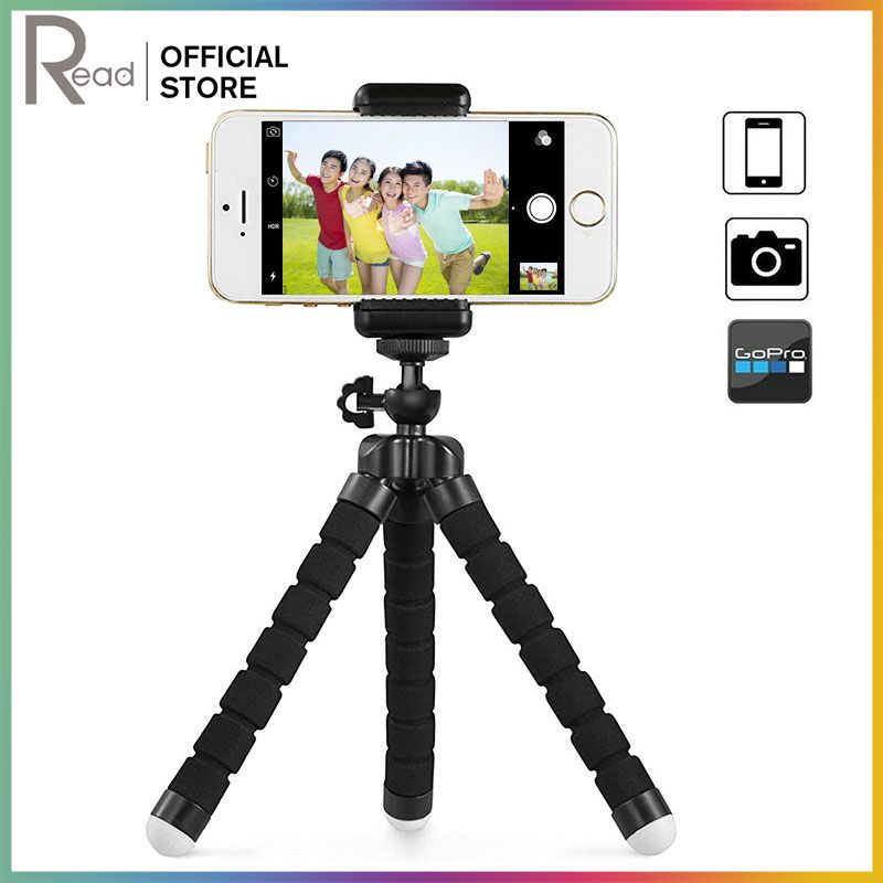 Flexible Sponge Tripod Octopus Tripod Stand Gorillapod Mount Phone Holder for Smartphone Xiaomi Huawei Video Photo Vlog Vlogging Photography