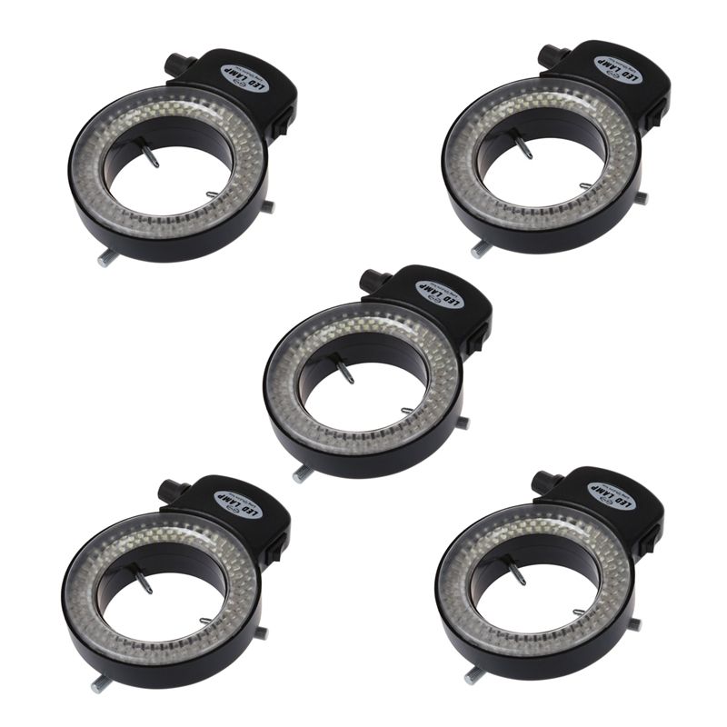 5X 144 LED Miniscope Ring Light Ring Light 0 - Adjustable Lamp for Miniscope Ring Light