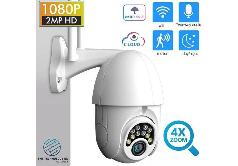 V380 Q10 1080P HD Wifi PTZ Wireless IP Camera white