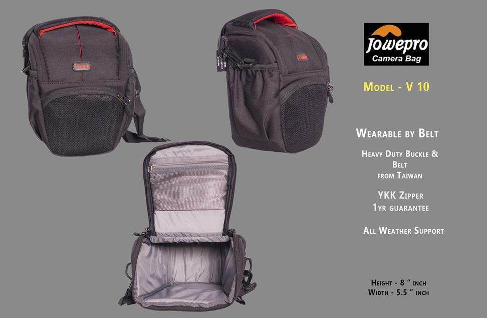 Canon V10 - Dslr Camera Bag - Black&Red