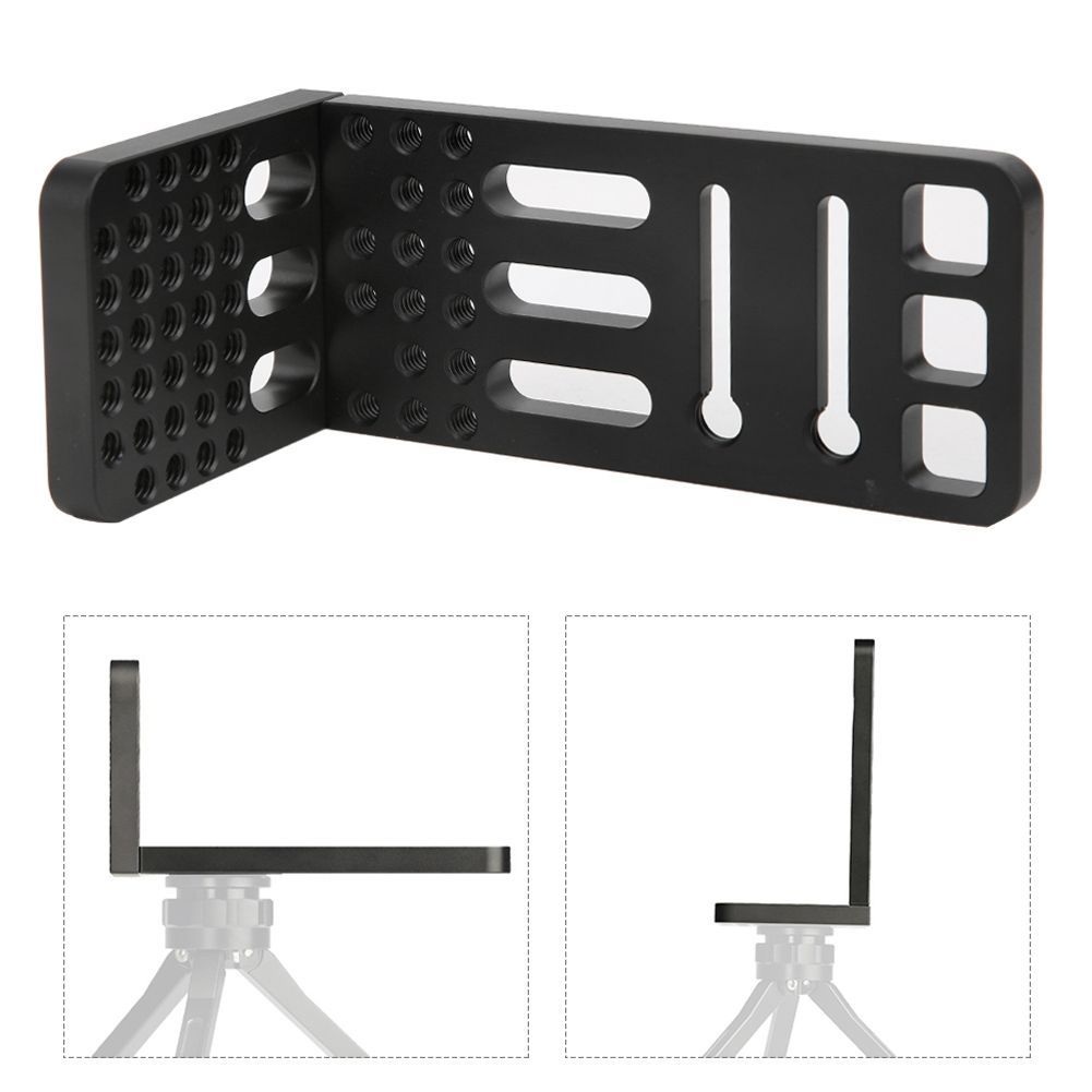 Quick Release Camera L Tripod Plate Aluminum Alloy 130A Universal Assist