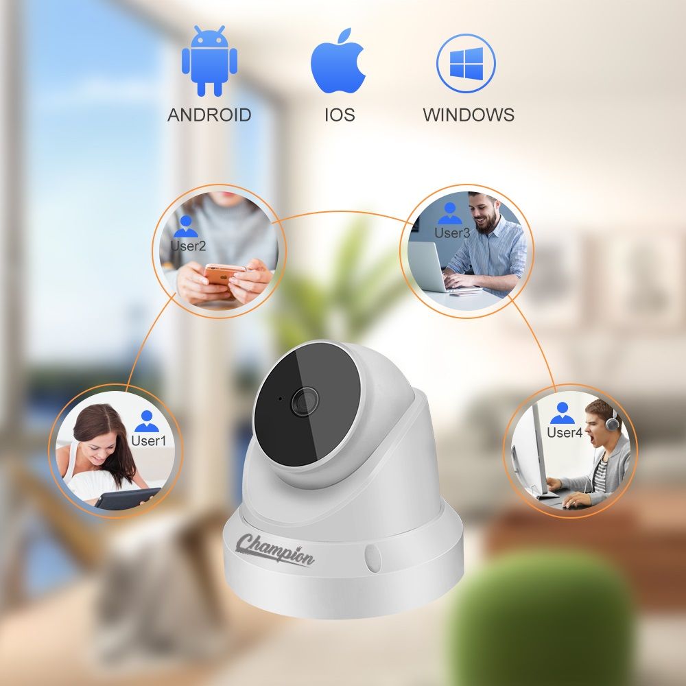 Champion 2 MP Wifi IP Dome Camera V380 ptz camera WiFi IP Camera V380 IP Camera 180 Degree CCTV Camera a Wireless Mini CC Camera IP Webcam Wireless CCTV Camera 180 Degree IP Camera