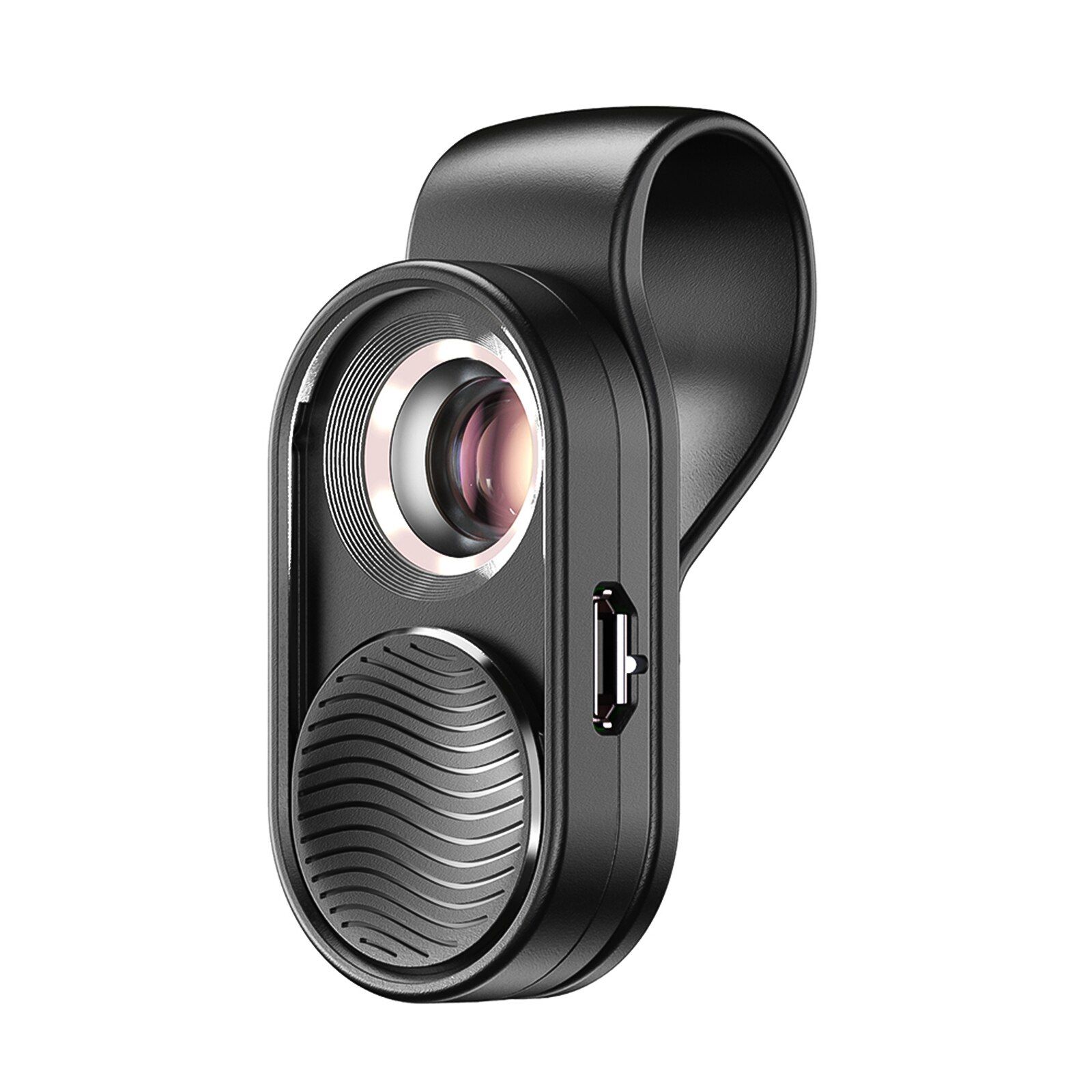 APEXEL APL-MS001 Mini Portable Microscope 100X Magnification Built-in LED Light with Universal